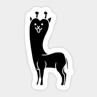 Giraffe Cat, Dark Sticker